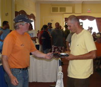 Door prize presentation.